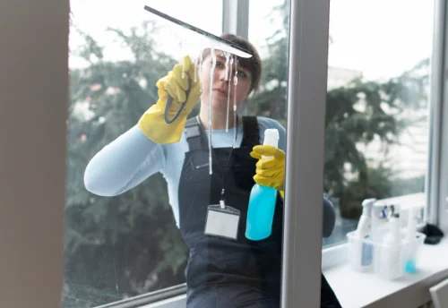 Nettoyage de vitres intérieures et extérieures à Paulmy